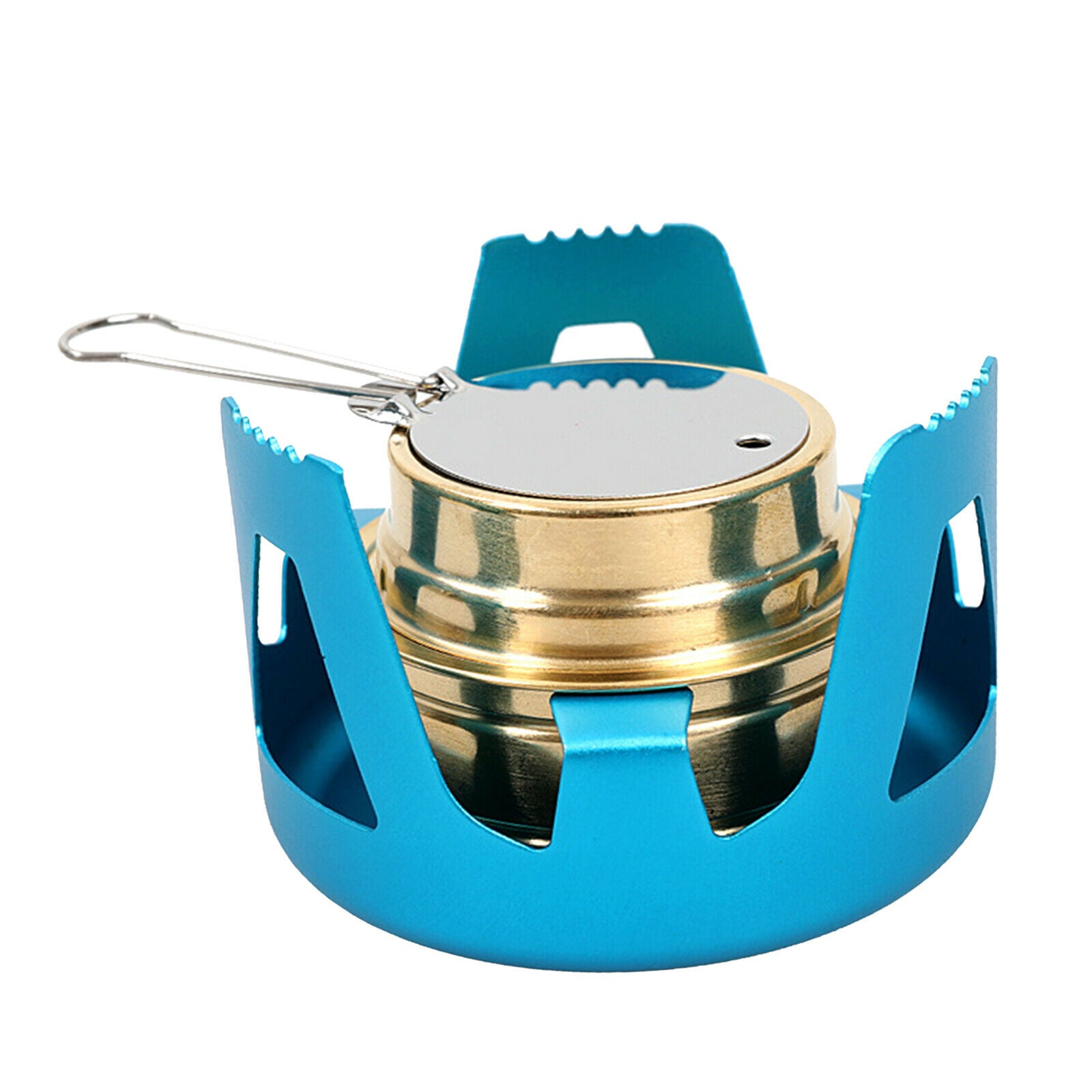 Compact Outdoor Alcohol Stove Burner Ultralight for Camping Hiking BBQ