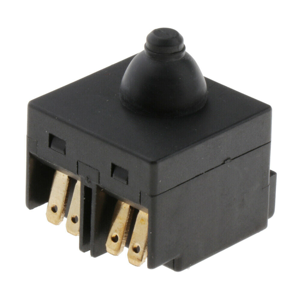 Black Push Button Switch for Angle Grinder 100 4" Polisher Parts Accessories