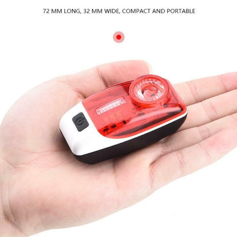 Bike Tail Light Safty Signals Waterproof Bicycle Light Easy to Install for Cycle