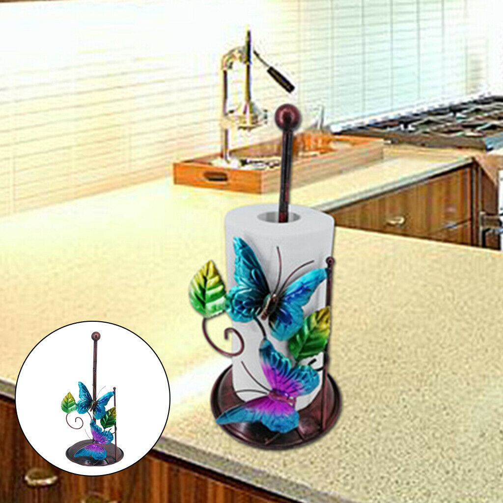 Toilet Paper Holder Modern Free Standing Home Tissue Paper Roll Holder