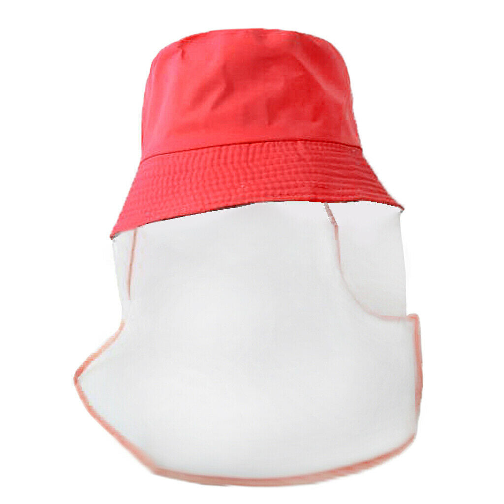 Bucket Hat Windproof Sun Protection Outdoor Fishing   Hat Red