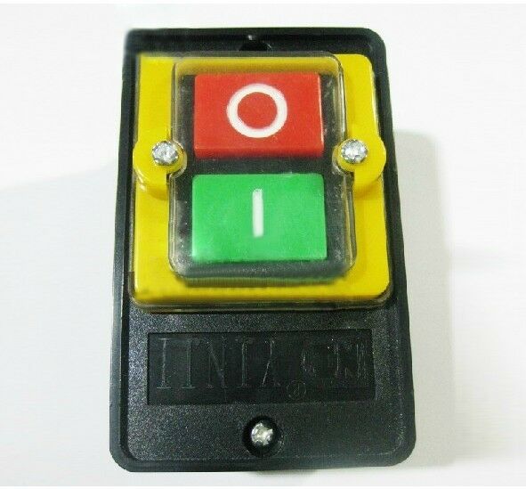 220V/380V 10A ON/OFF 3 Phase NO NC Maintained Pushbutton Push Button Switch