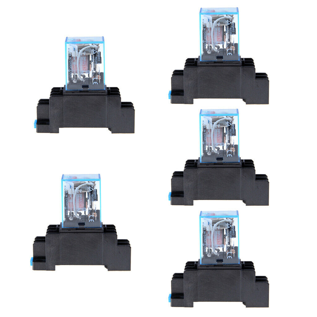 Heavy Duty Coil Relay 8Pin Electromagnetic Relay LED indicator AC220V