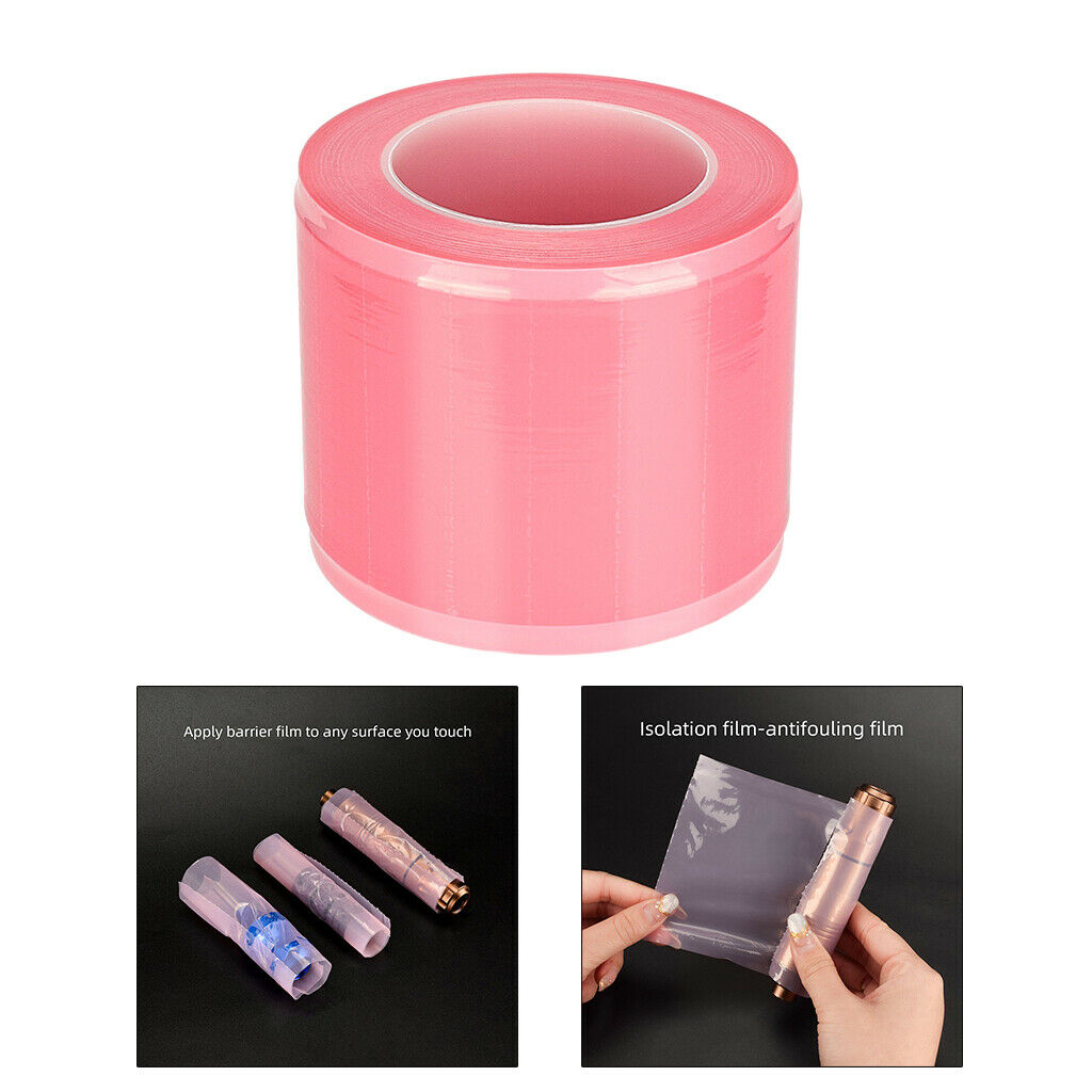 Waterproof Thick Sanitary Protective Film for Tattoo Machine Parts pink