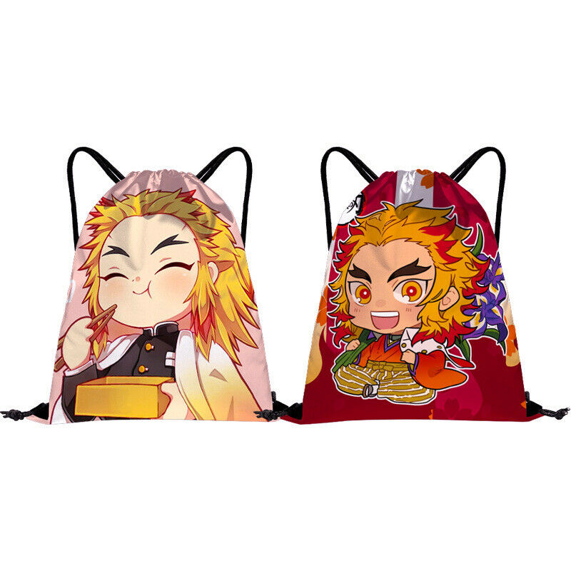 Demon Slayer Kimetsu no Yaiba Drawstring Bag Shoulders bag Handbag Birthday Gift