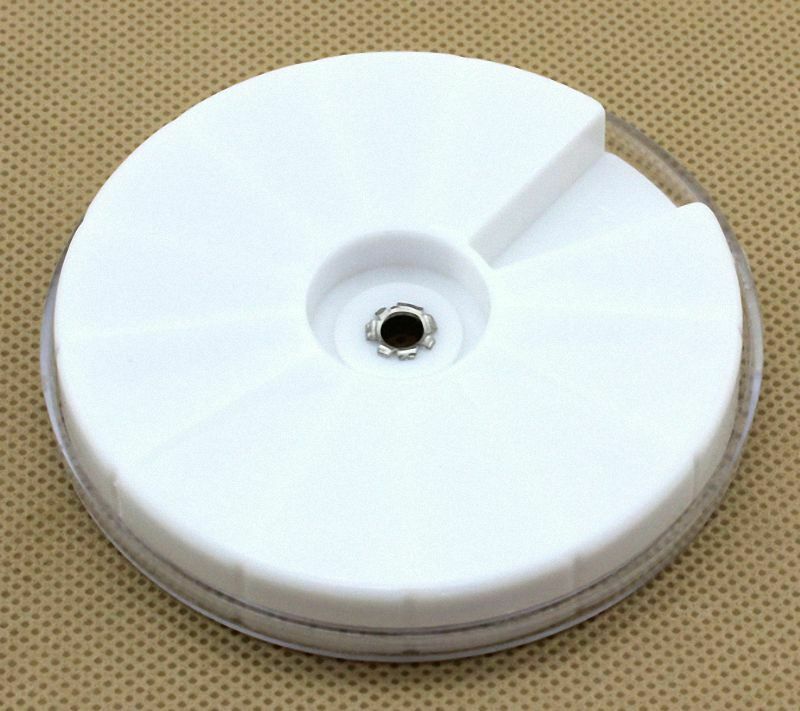 5pcs 12 slot Empty Plastic Round Clear Storage Box Case for Nail Art Jewelry[M1]