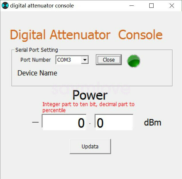New OLED 6G Digital Programmable Attenuator 30DB step 0.25 RF Module + Micro USB