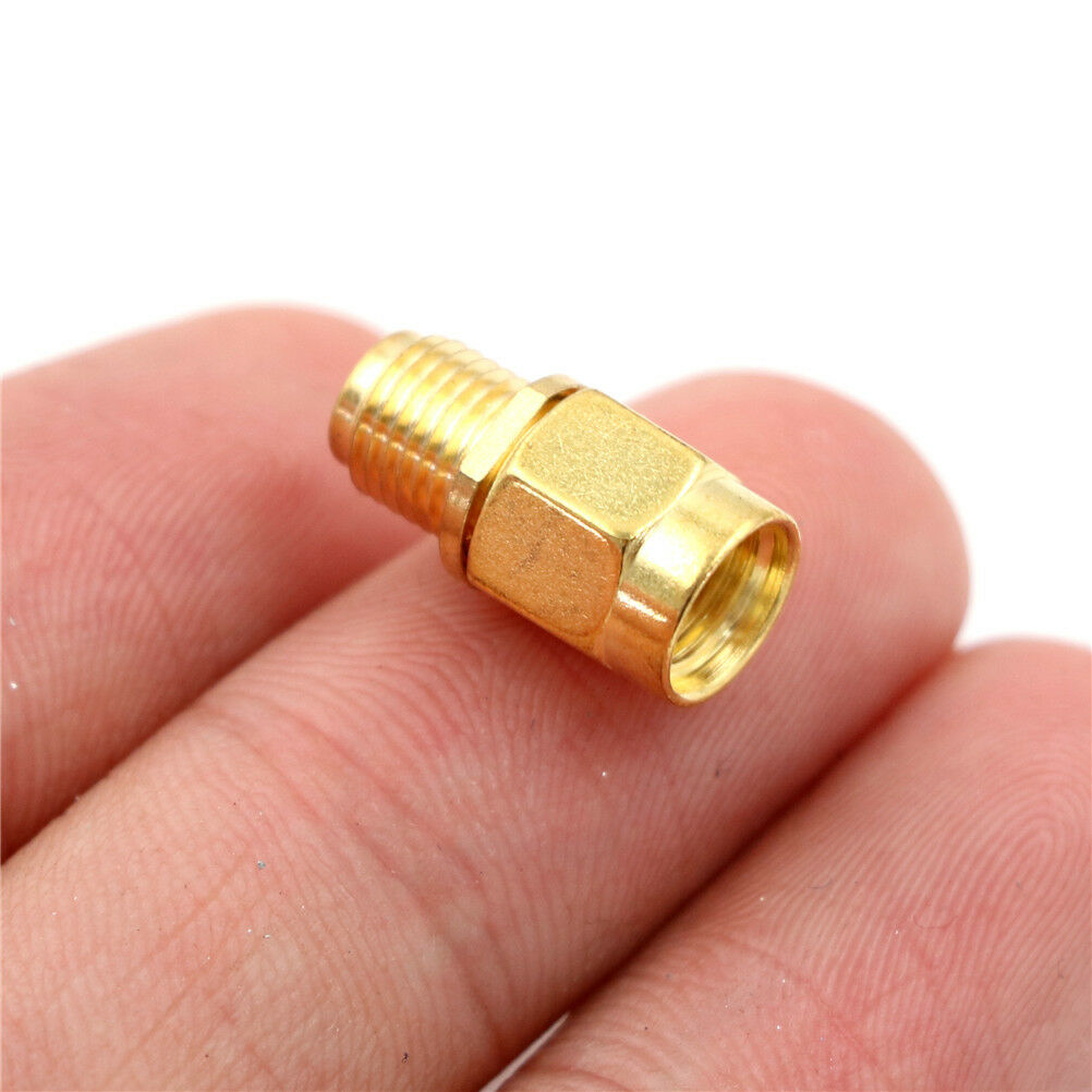 2 Pieces RF SMA Connector RP SMA Female to SMA Male Plug Connector Adapt.l8