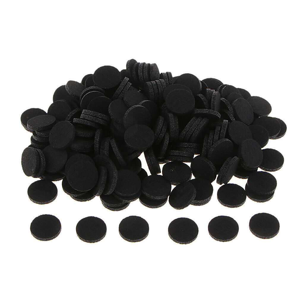 200Pcs 21mm Aromatherapy Essential Oil Diffuser Locket Refill Pads black