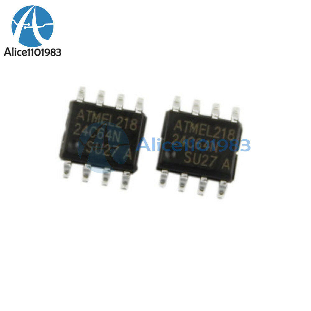 50PCS ATMEL AT24C64DH AT24C64 SOP8 24C64 SOP-8 64 Serial EEPROM
