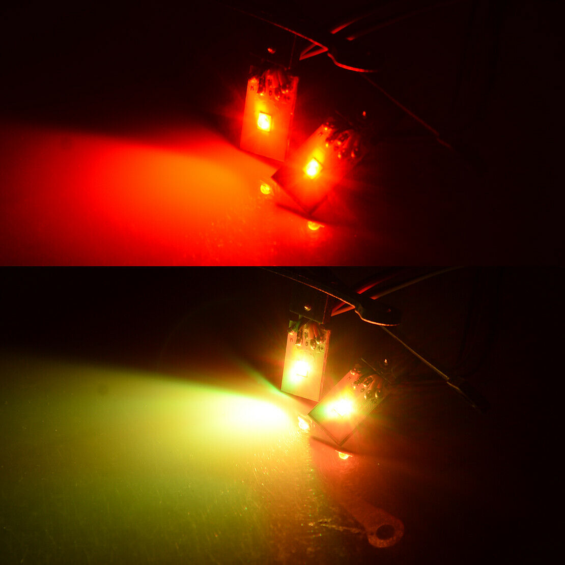 RGB LED Light Devil Demon Eyes Bulbs Bluetooth Control APP as Headlight Retrofit