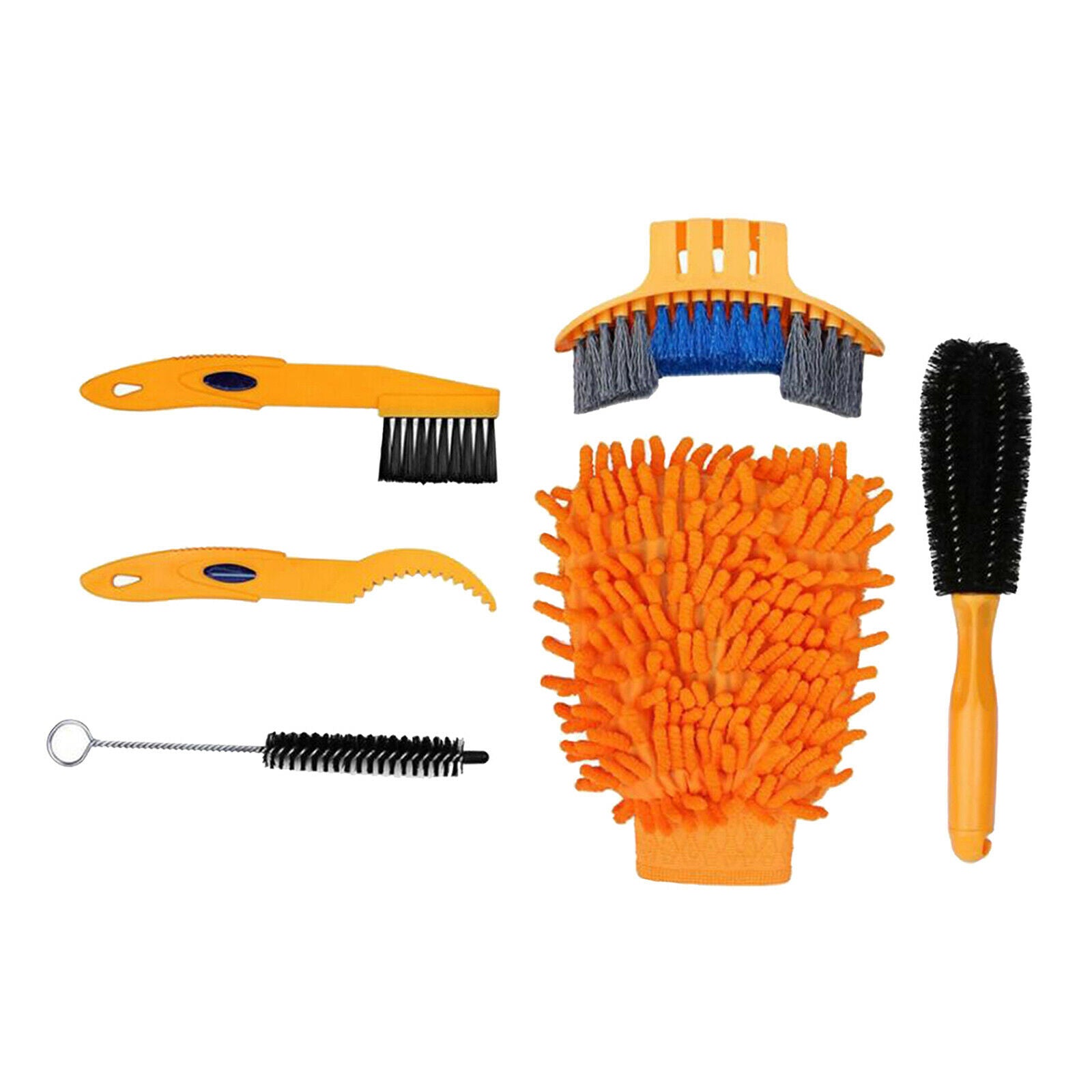 6x Bike Chain Clean Machine Brush Cycling Cleaning Kit Bicycle Maintenance Tool