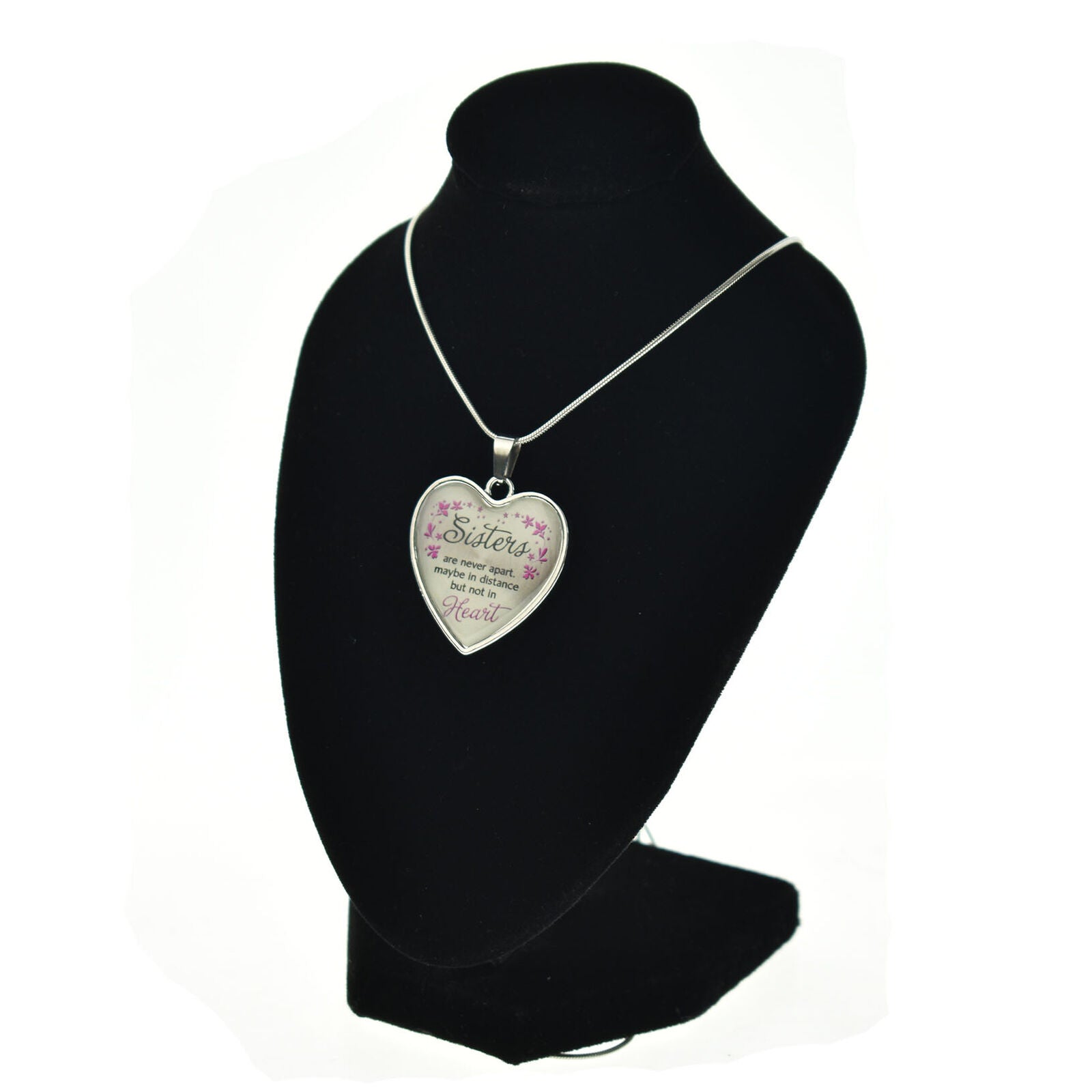 Sister Necklace Sister Are Never Apart Maybe In Distance But Not In Heart Gift