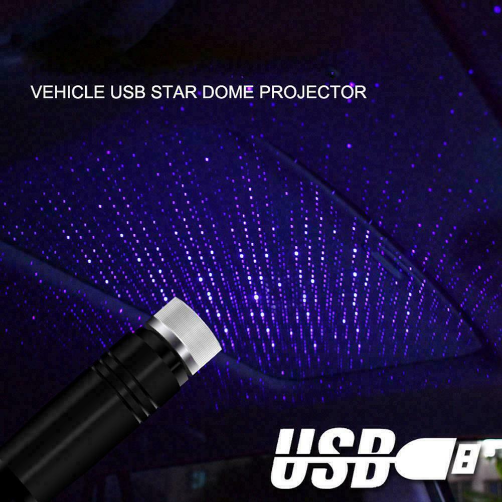 USB Voiture IntÃ©rieur Atmosphere Ã‰toilÃ©e Ciel Lampe Ambiant Star LÃ©ger LED L.