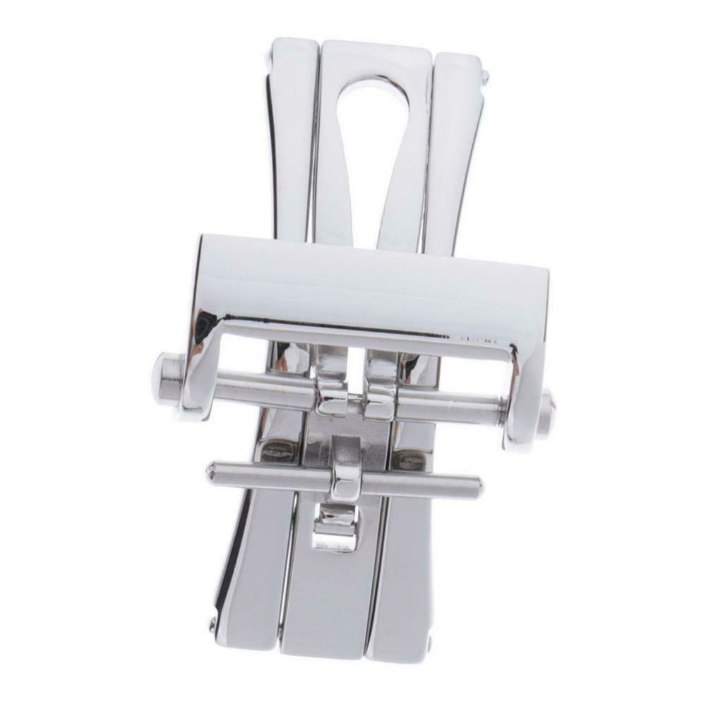 2 Stainless Steel Deployment Clasp Buckle Fasten Watchband Clasp Folding 18/20mm