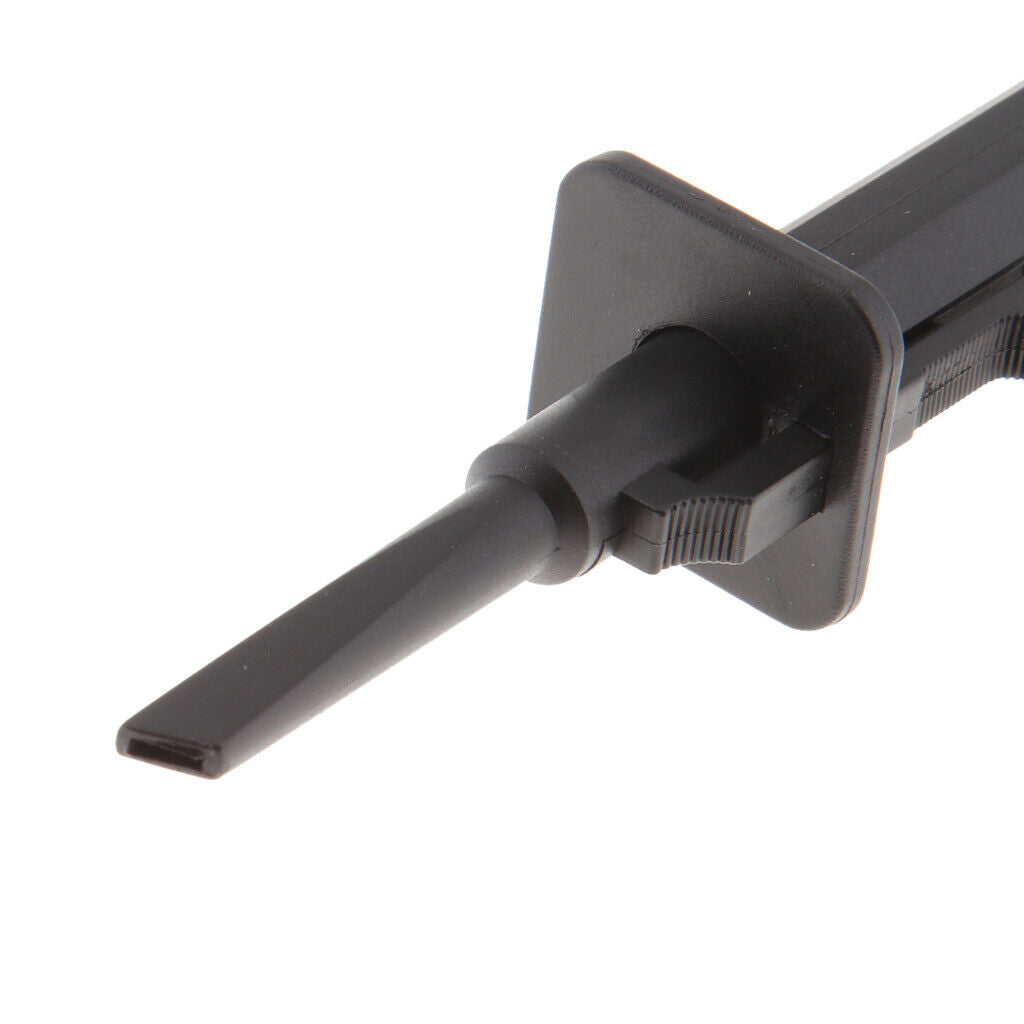 Fully Insulated Test Hook Testing Probe Clip for Oscilloscope/Multimeter, Black