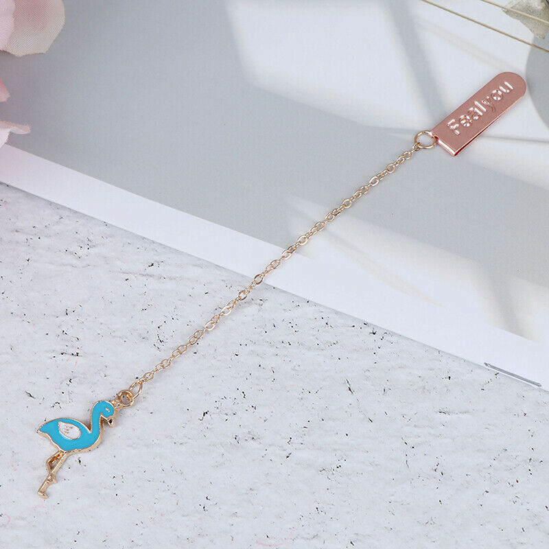 Flamingo Metal Bookmark Cute Animals Bookmarks For Books School Supplies .l8