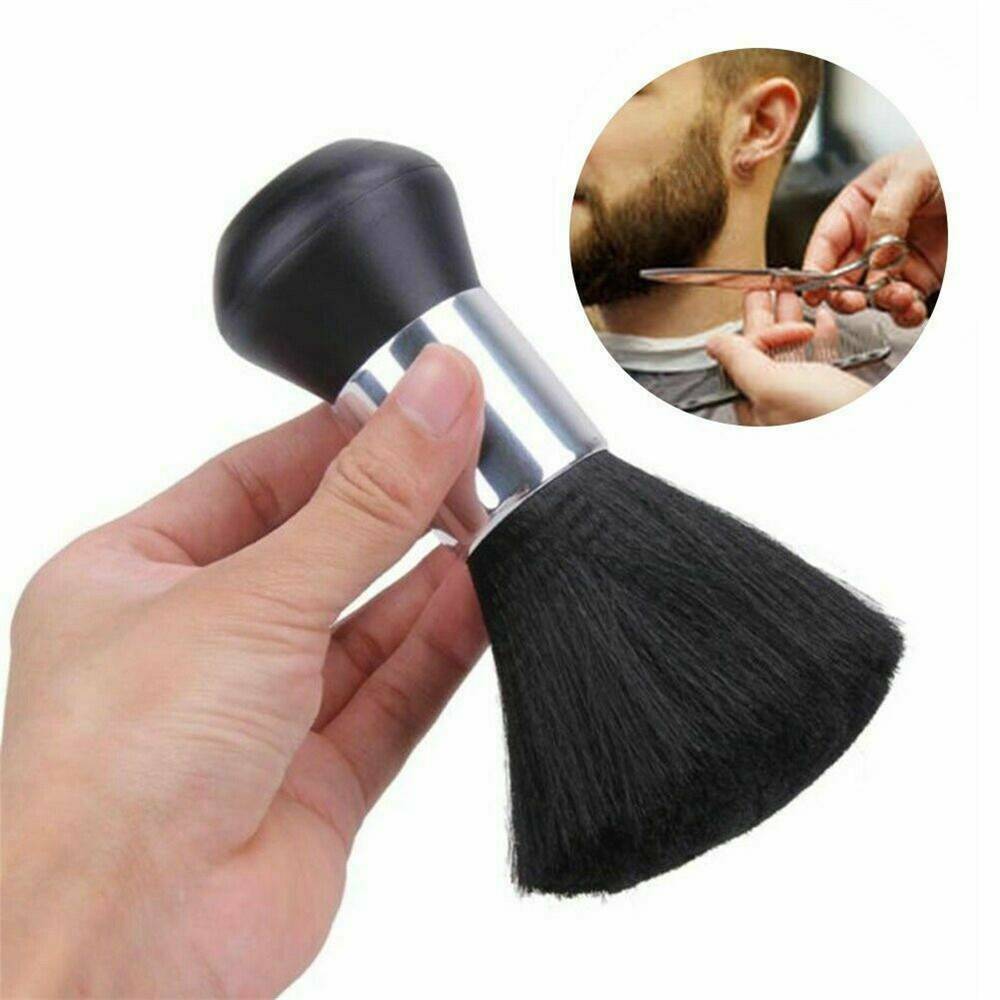 1X Barber Neck Duster Brush Hair Cutting Kit Hair Salon Hair Removal Brush ~