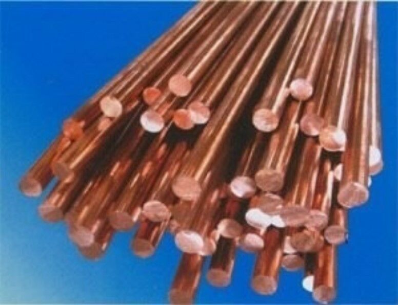 5pcs 99.9% 4x100mm COPPER ROUND ROD