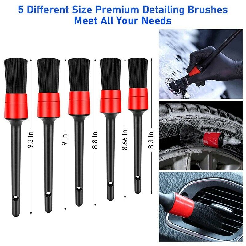 15 PCS Car Detailing Brush Set,Car Interior Cleaning Kit Includes Detail BruK8M5