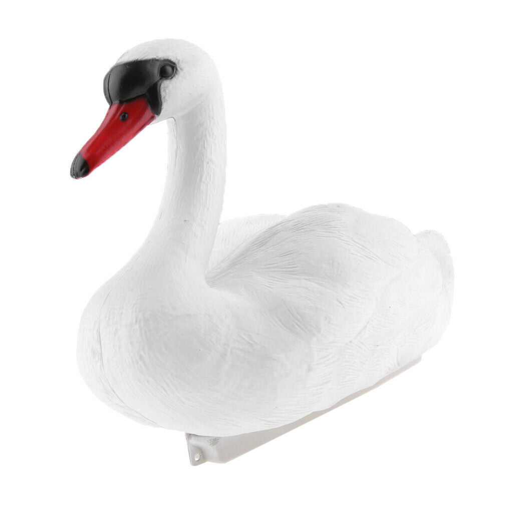 7x Vivid Plastic Yellow Duck and Swan Floating Hunting Fish Pond Ornament