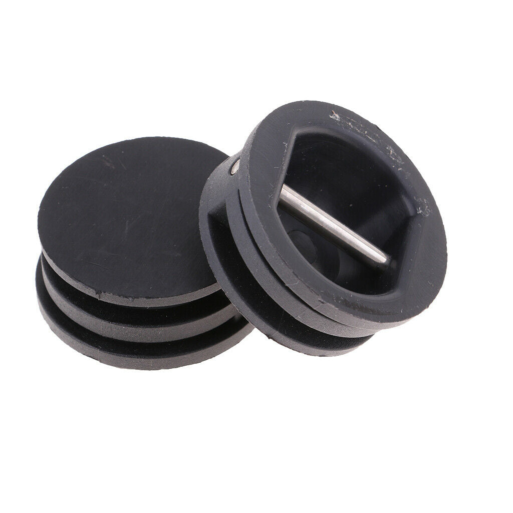 5pcs Surfboard Short/Long Board   Leash Leg Rope Repair Plugs (Black)