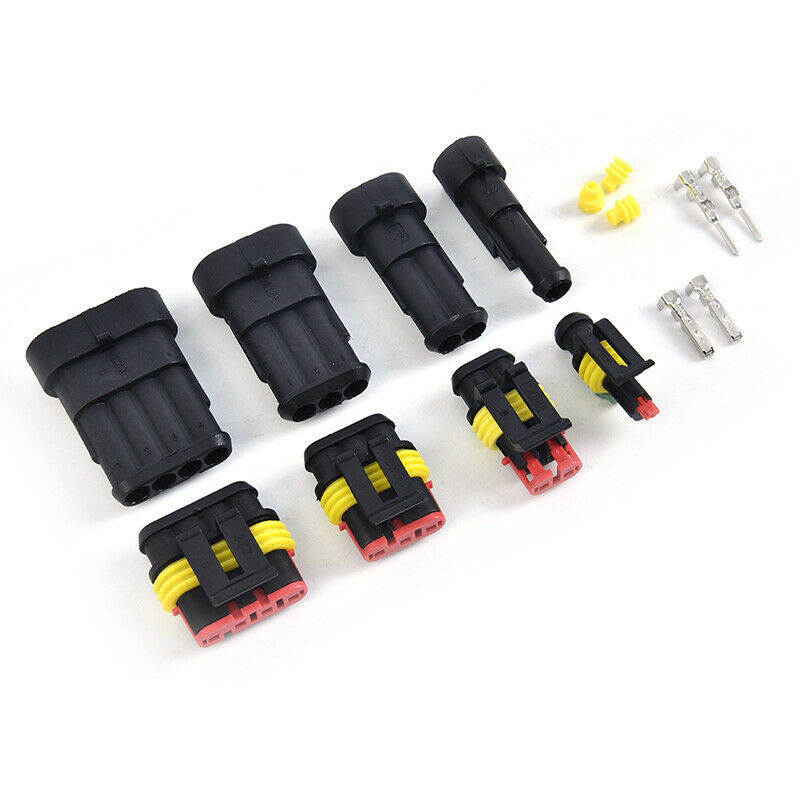 352pcs HID Waterproof Connectors 1/2/3/4 Pin 26 Sets Car Electrical Wire  PY1