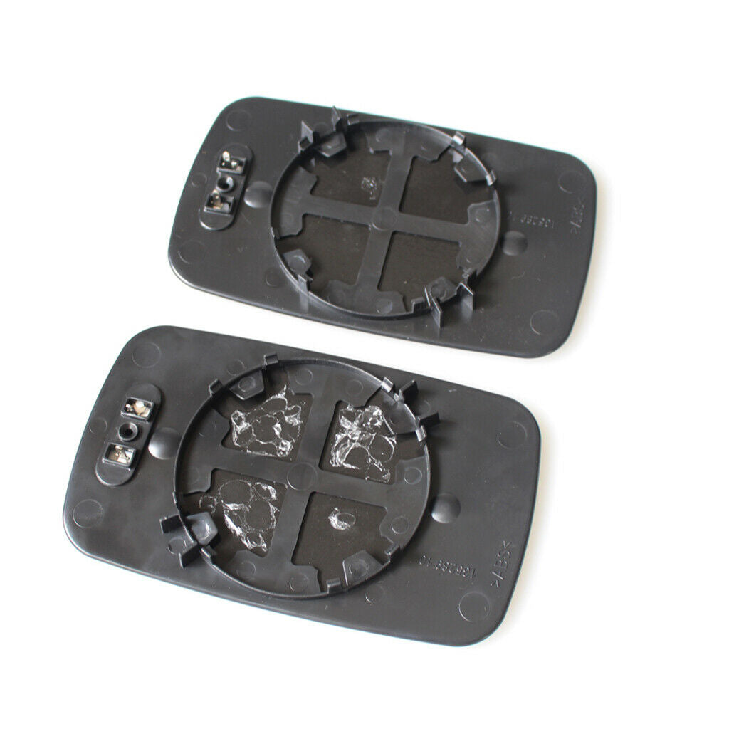 Set of 2 Wing Mirror Glass with Heated Backing Fits for BMW E46 Professional