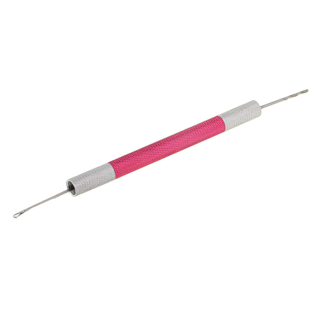 1 set Fishing Rig Bait Needle Boilie Needle Drill Stringer Needle Rose Red