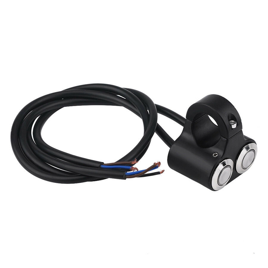 Waterproof 7/8" Motorcycle Handlebar Switch Horn Engine Start Kill Self-return