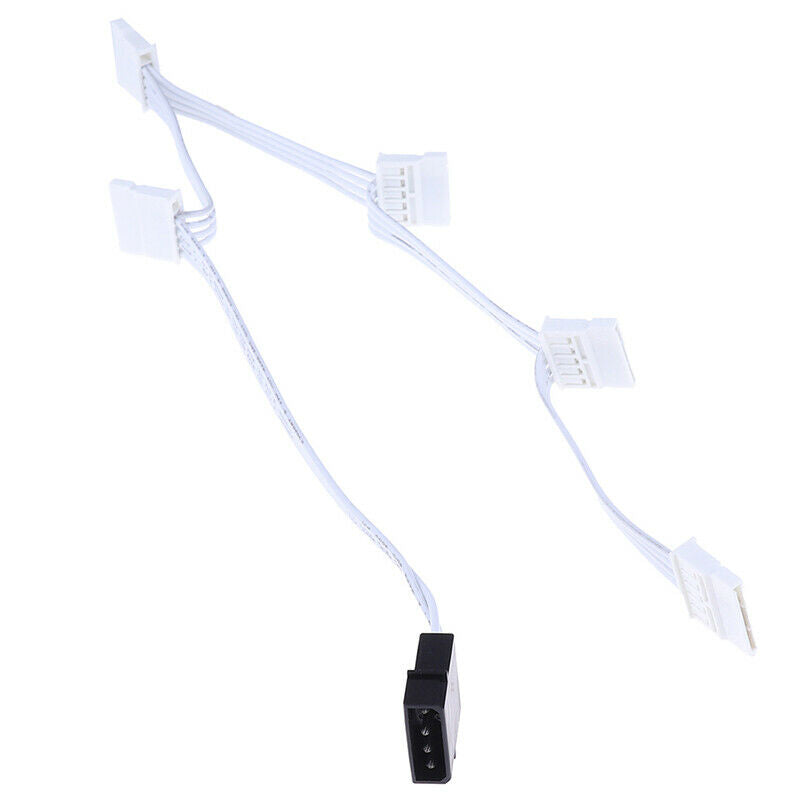 IDE Molex 4Pin to SATA Adapter 1 to 5 Splitter Hard Drive Power Extension .l8