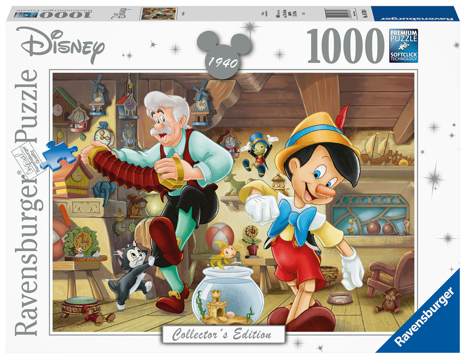 16736 Ravensburger Disney Collector's Edition Pinocchio Jigsaw Puzzle 1000 Piece
