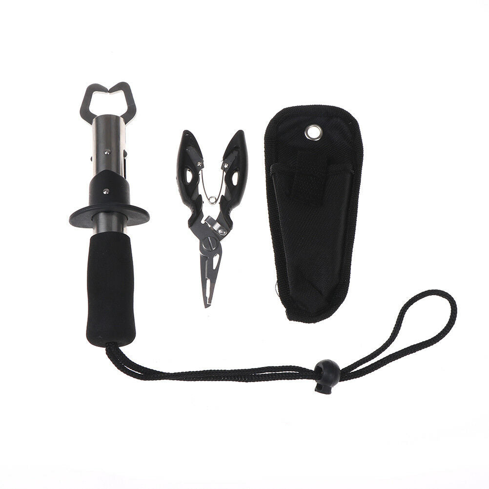 Fishing Plier Scissors Line Cutter Remove Hook with Fishing Clip Clamp Tackl Ad