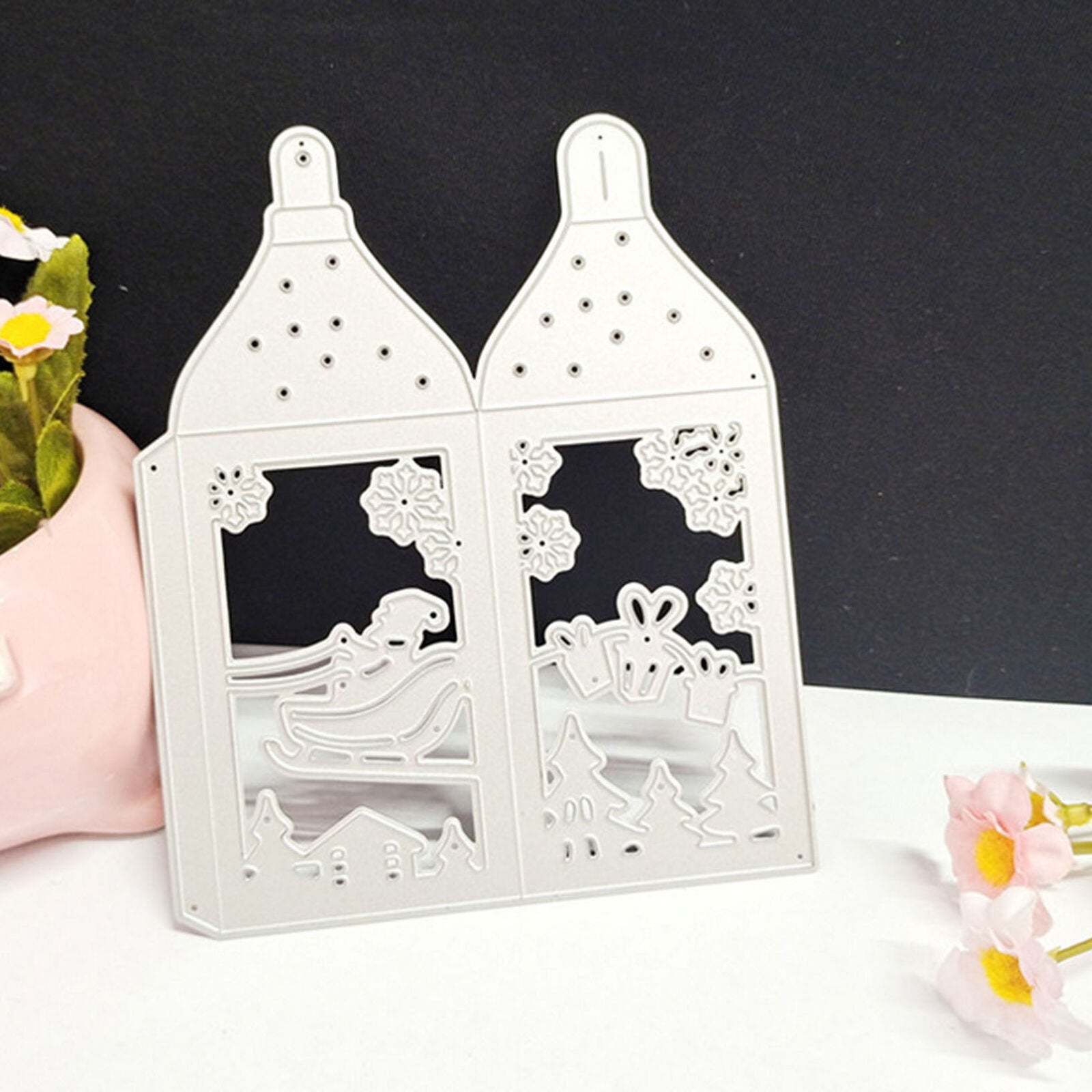 Punching template Chinese lanterns Spring Christmas Wedding Easter birthday