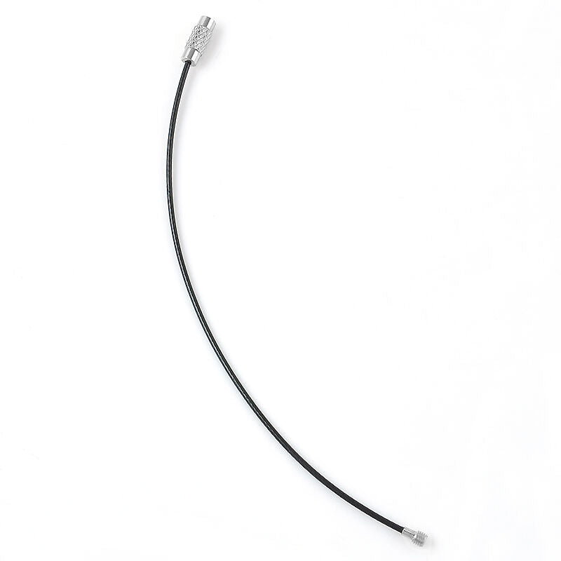 5PCS Stainless Steels Wire Keychain Cable Key Ring Chain Outdoor Hiking Style