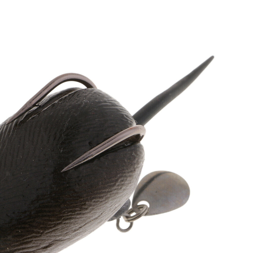 Mouse Baits 4.1"-10.5cm Fishing Lure 17.4g-0.61oz Fishing Baits Black Tackle