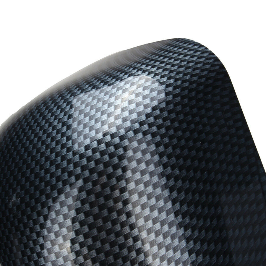 2x F1 Style Carbon Fiber Auto Car Side Rear View Mirrors Adjustable Wide Angle