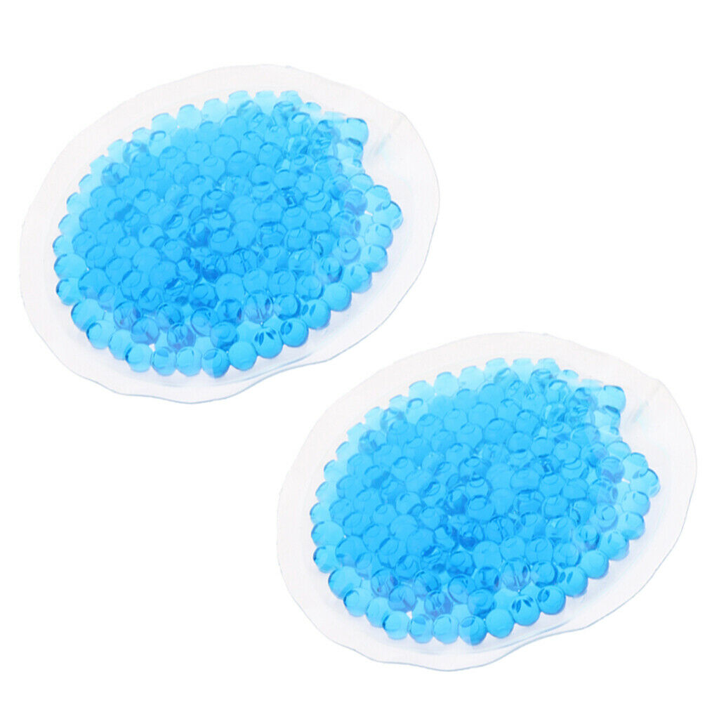 2X Ice Bag Pack Gel Beads Reusable PVC Hot Cold Wrap Brace Relieve Body Pain