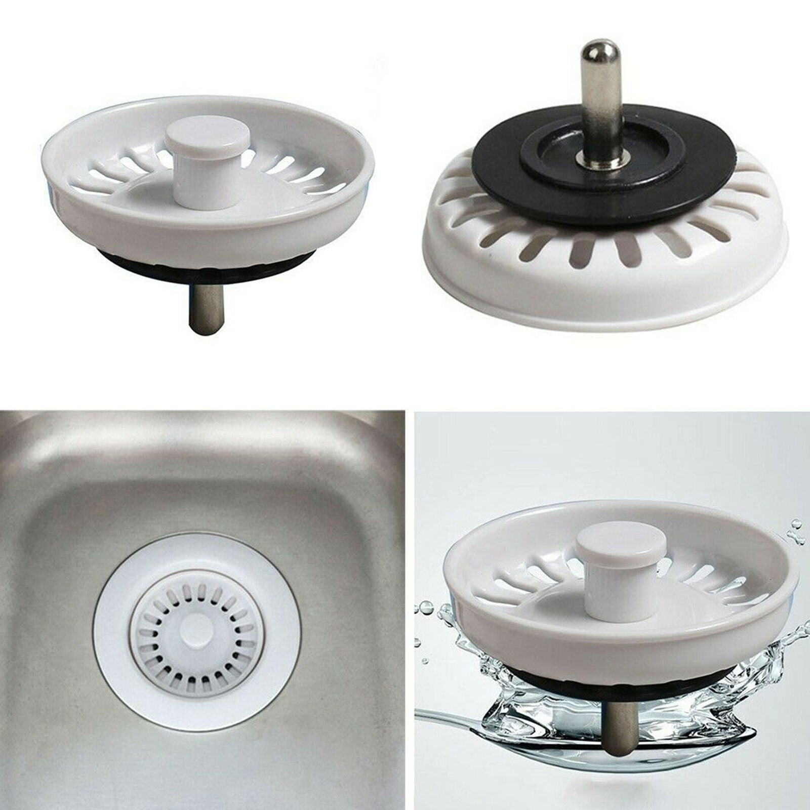 1 Pc Kitchen Sink Filter Basket Strainer Food Waste Plug Stopper,Diameter: 74mm