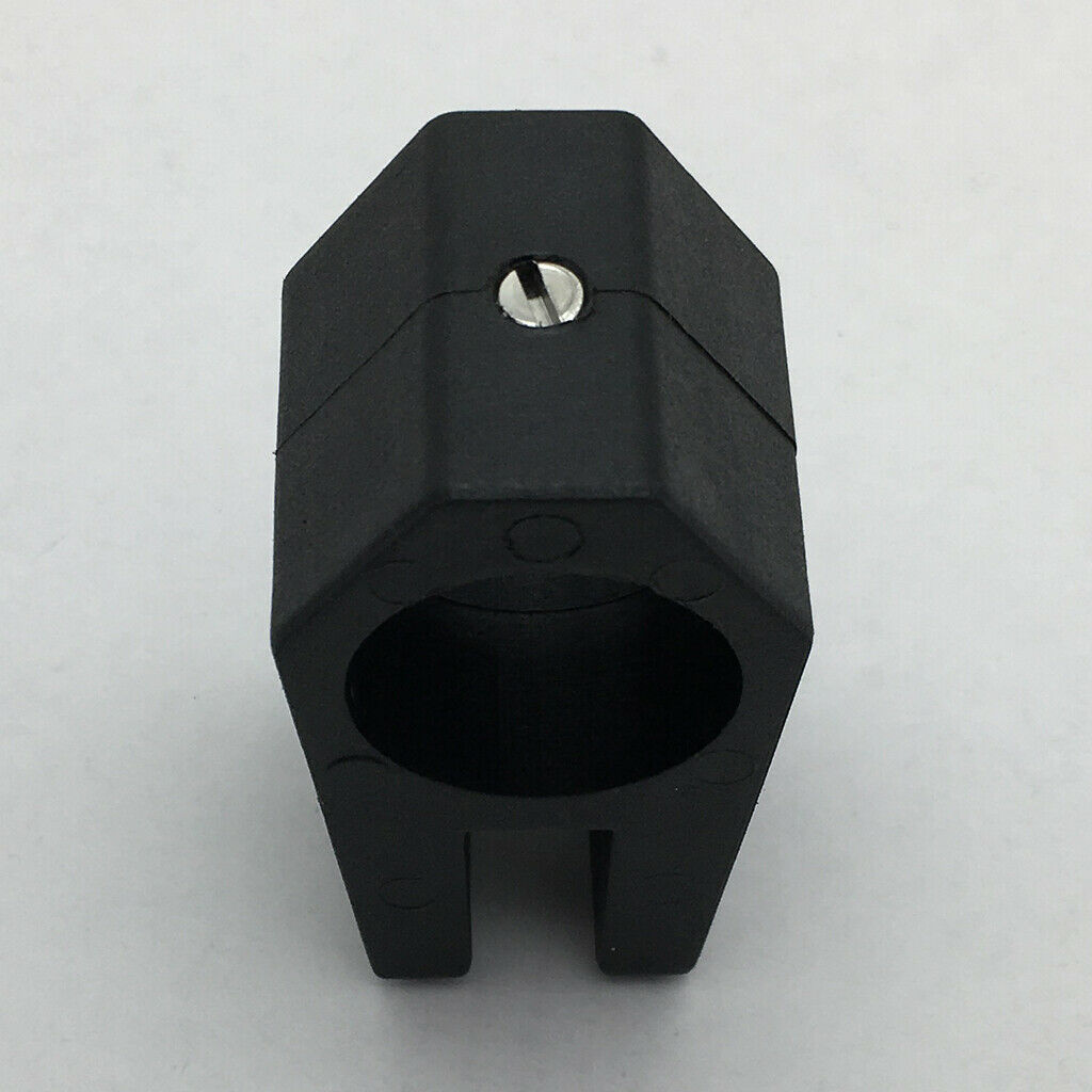 Heavy Duty Jaw Slide Hinged Bimini Top for 7/8" Tube with Bolt 1/4" Black