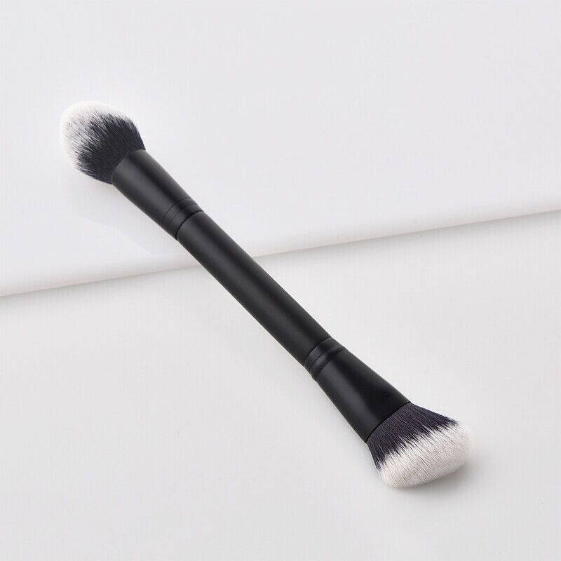 Double Ended Contour Brush Sculpting Brush Blush Makeup Brushes Cosmetic .l8