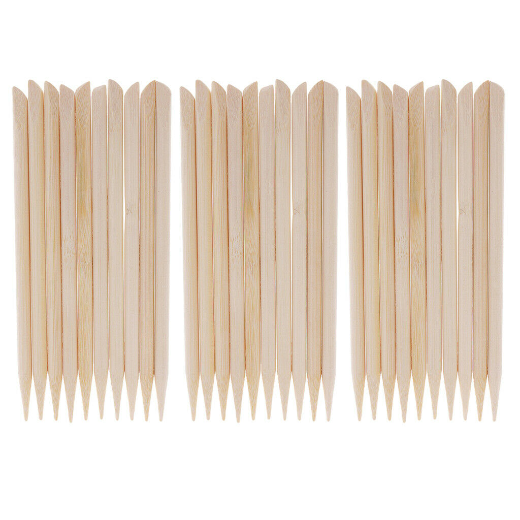 30x Wooden Stylus Brush Wood Scratch Sticks Accessories Scratch Art Surfaces