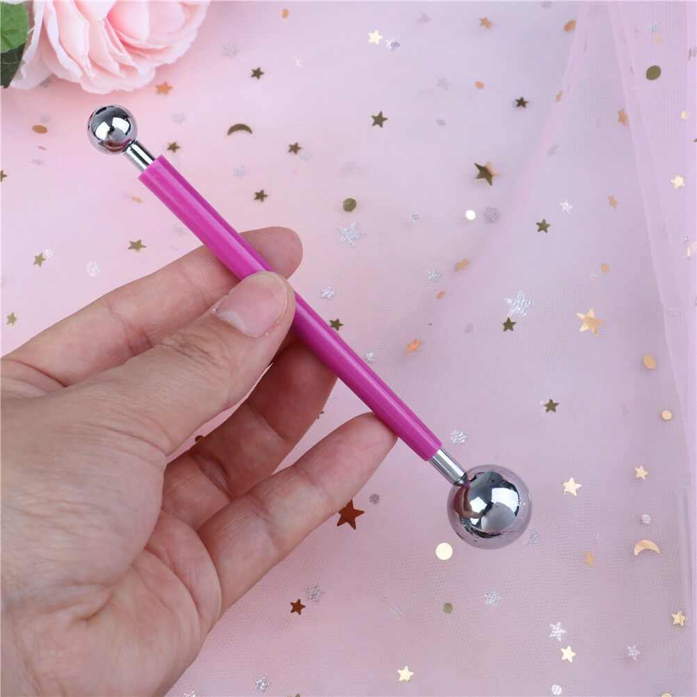 4xFondant Cake Decorating Pen Metal Ball Flowers Sugar Craft Modelling Too.l8
