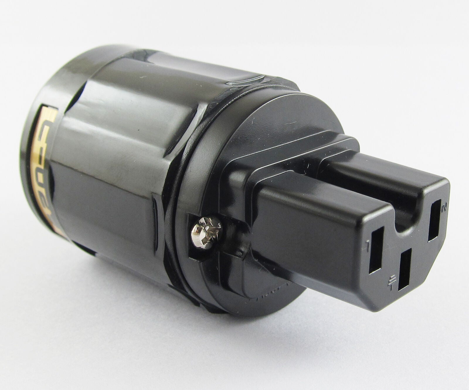 5x High Quality Pure Copper C-029 US Power Female IEC Connector for Audio Black