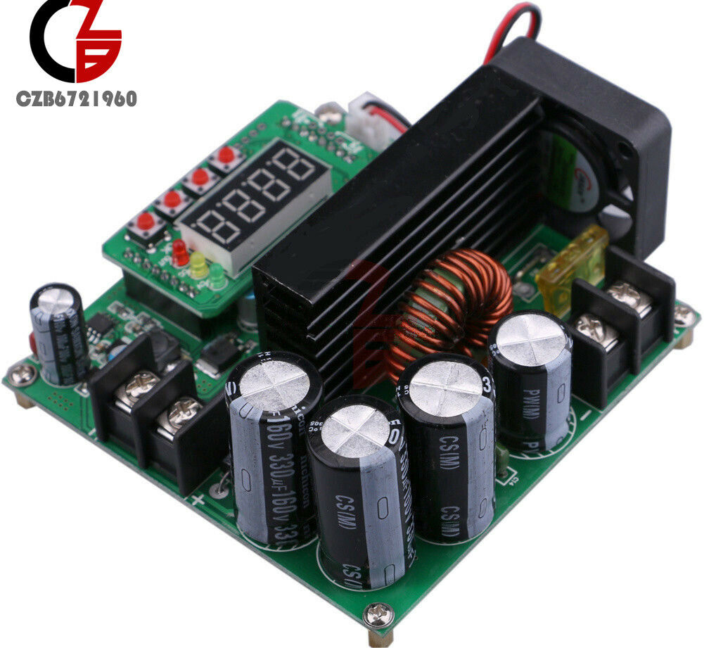 DC-DC BST900W CNC Boost Converter 8V-60V Step-UP 10V-120V Solar Charging CV CC