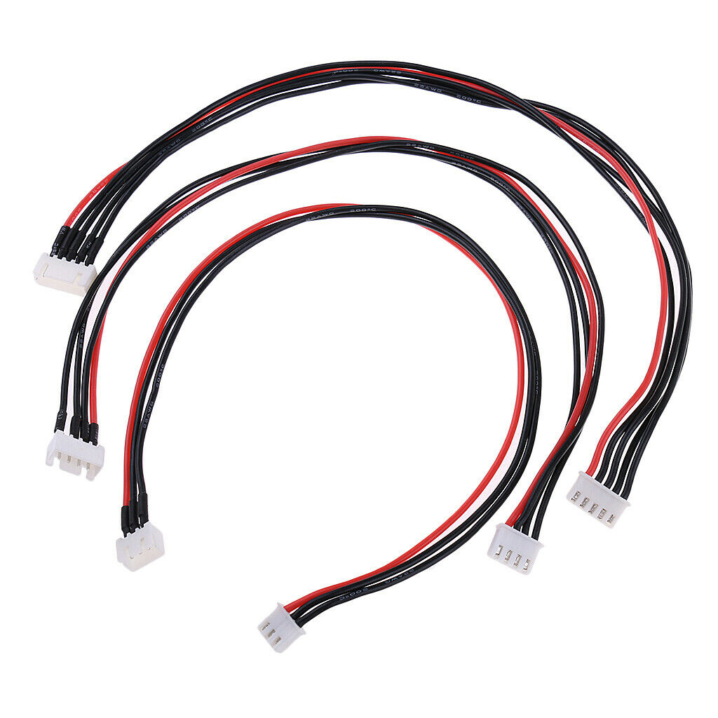 2S 3S 4S Wire Extension Connector Adapter Plug for RC Aircraft Charger