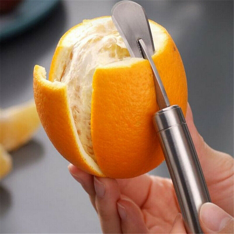 Stainless Steel Orange Lemon Peeler Parer Fruit Vegetable Kitchen Gadge.l8