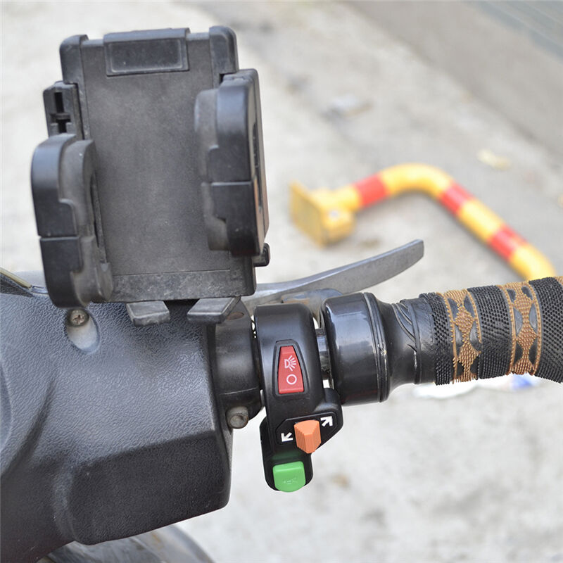 3in1 Motorcycle Bike ATV Universal 7/8" Switch Horn Turn Signals On/Off Li.l8