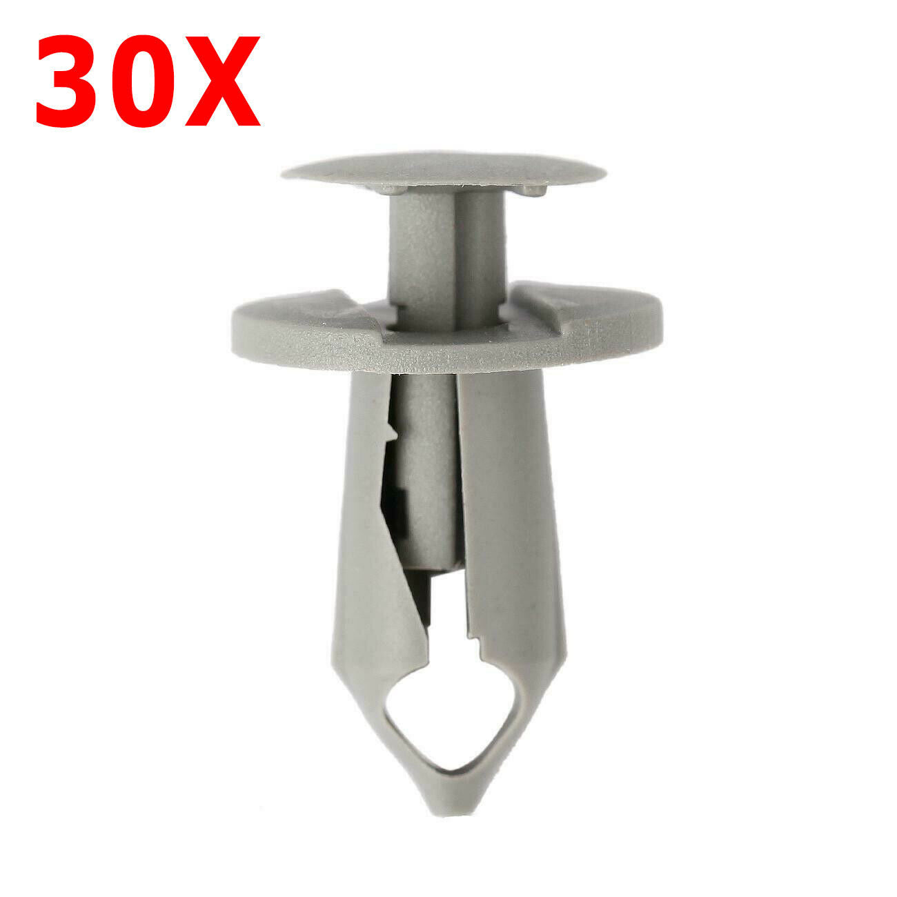 30X LONGER LONG TRIM PANEL CLIPS GREY VAN CARPET LINING FOR VW TRANSPORTER T4 T5