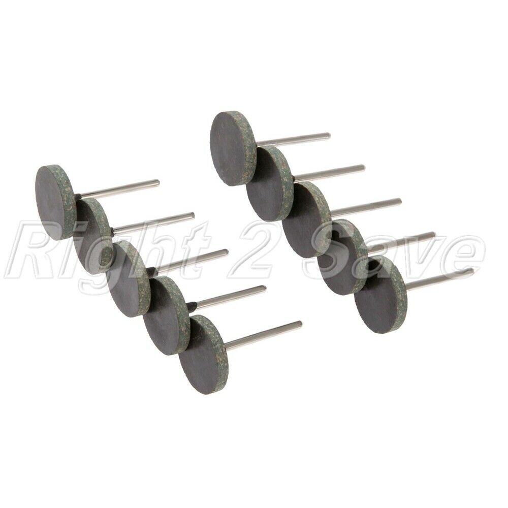 3mm Shank T shape Abrasive Grinding Head Metalworking Jewelry Polishing Tool 10x